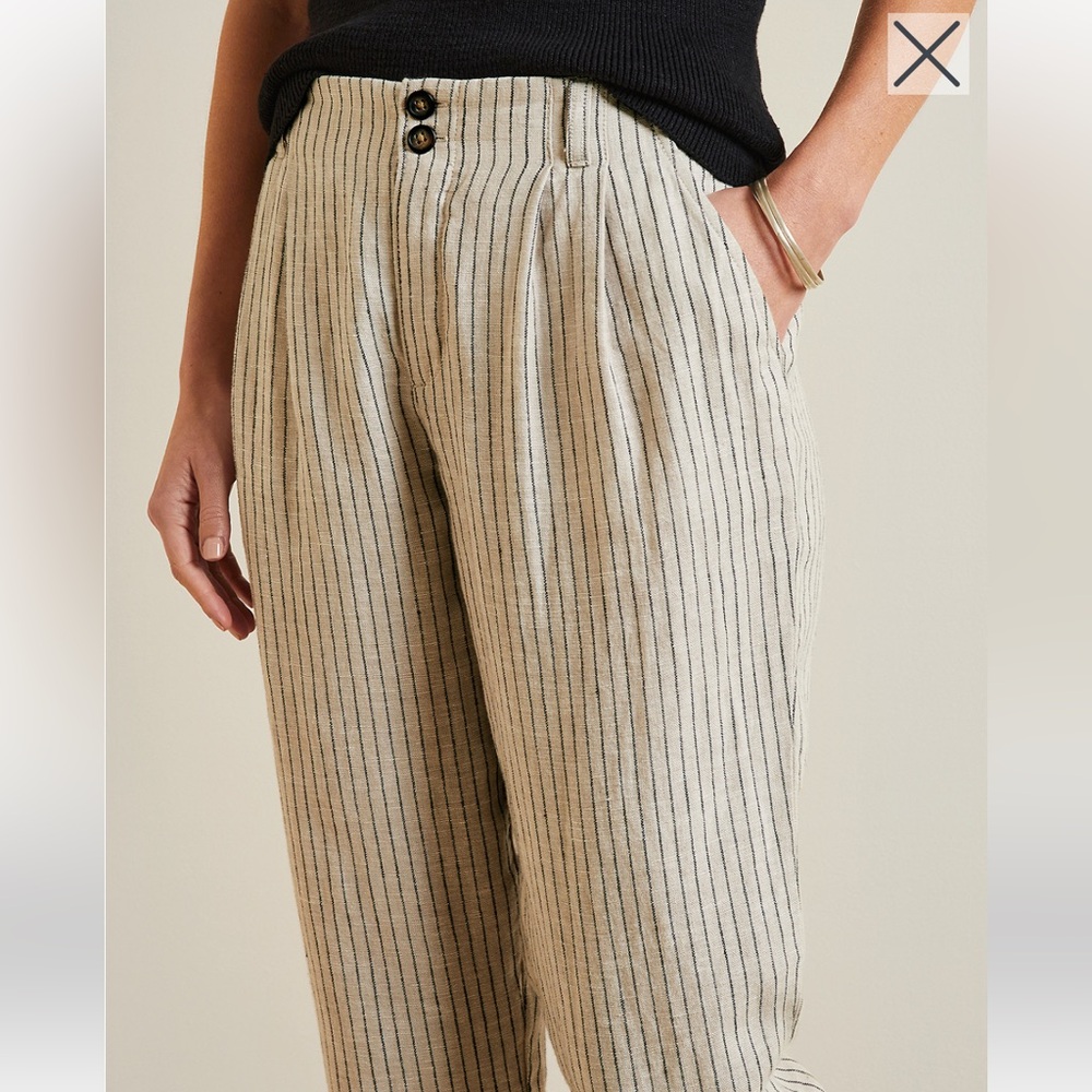 Garnet Hill Straight Leg Trousers